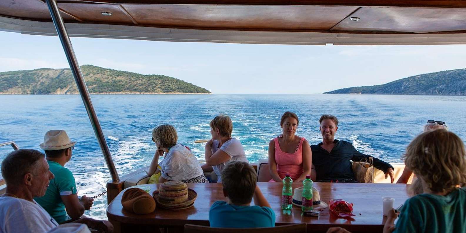 Onboard photograph from the Opatija tour